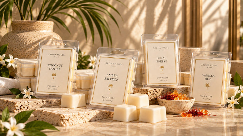 Aroma House Miami Wax Melts collection