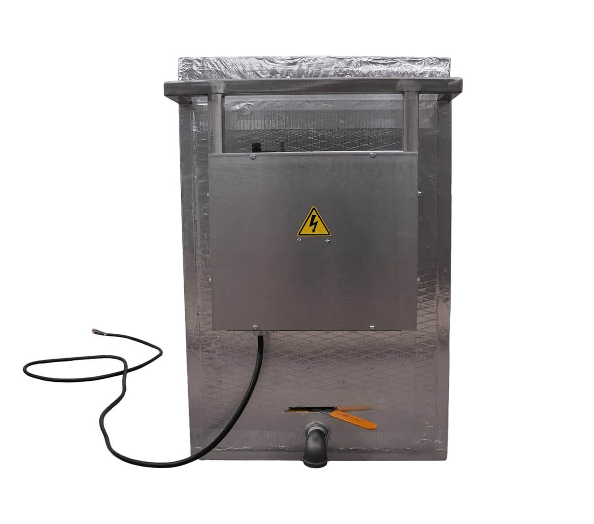 60-gallon wax melter, front view
