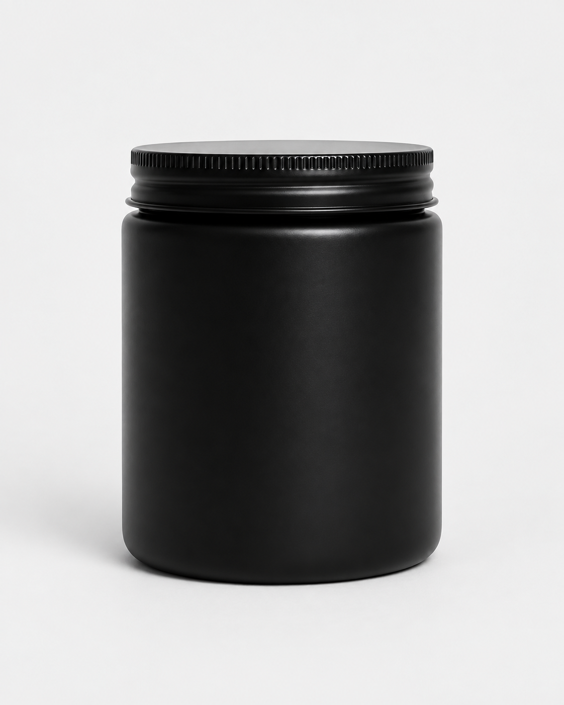9 oz matte black candle jars with lids, bulk case, image 4
