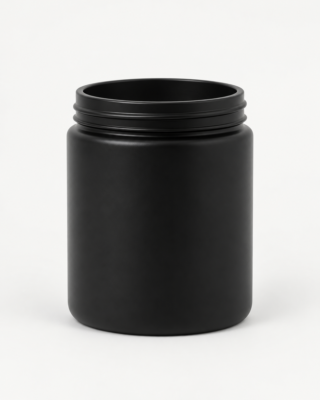 9 oz matte black candle jars with lids, bulk case, image 5