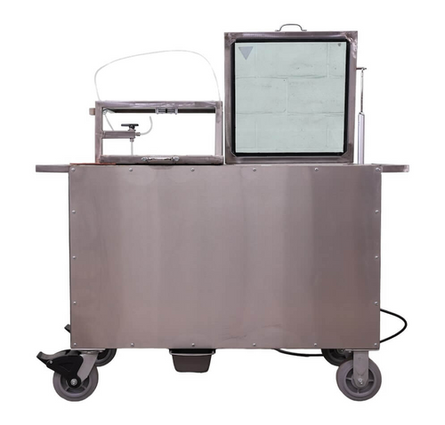 160 lb candle wax mixing and pouring machine, view 2