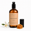 Neroli Blossom room and linen spray by Aroma House Miami, 3.4 fl oz amber glass bottle with citruses, black locust, honey notes